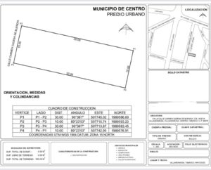 Terreno en venta, calle Carmen Cadena de Buendia, Nueva Villahermosa, Tabasco